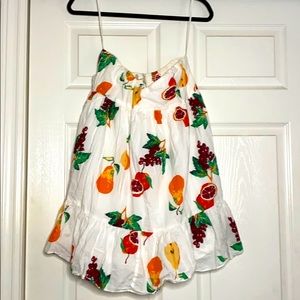 Urban Outfitters Strapless Fruit Dress